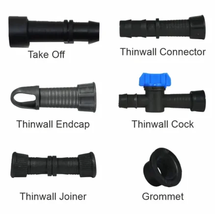 Thinwall Drip Poly Fittings