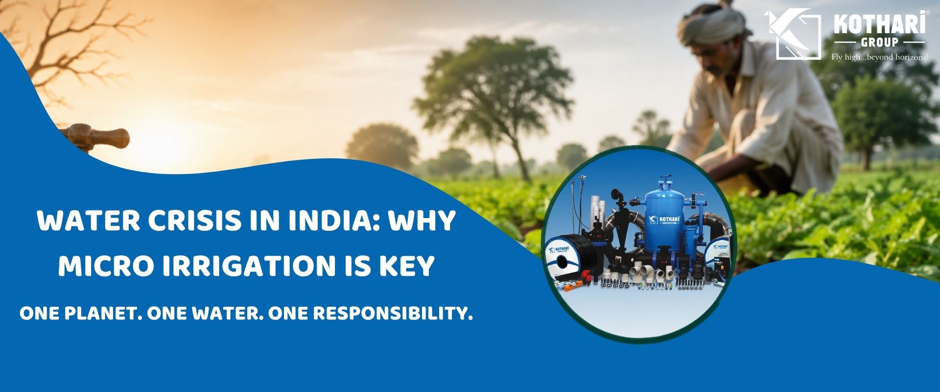 Water Crisis in India: Why Micro Irrigation Is the Key to Sustainable Farming 